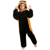 pijama entero panda rojo niño
